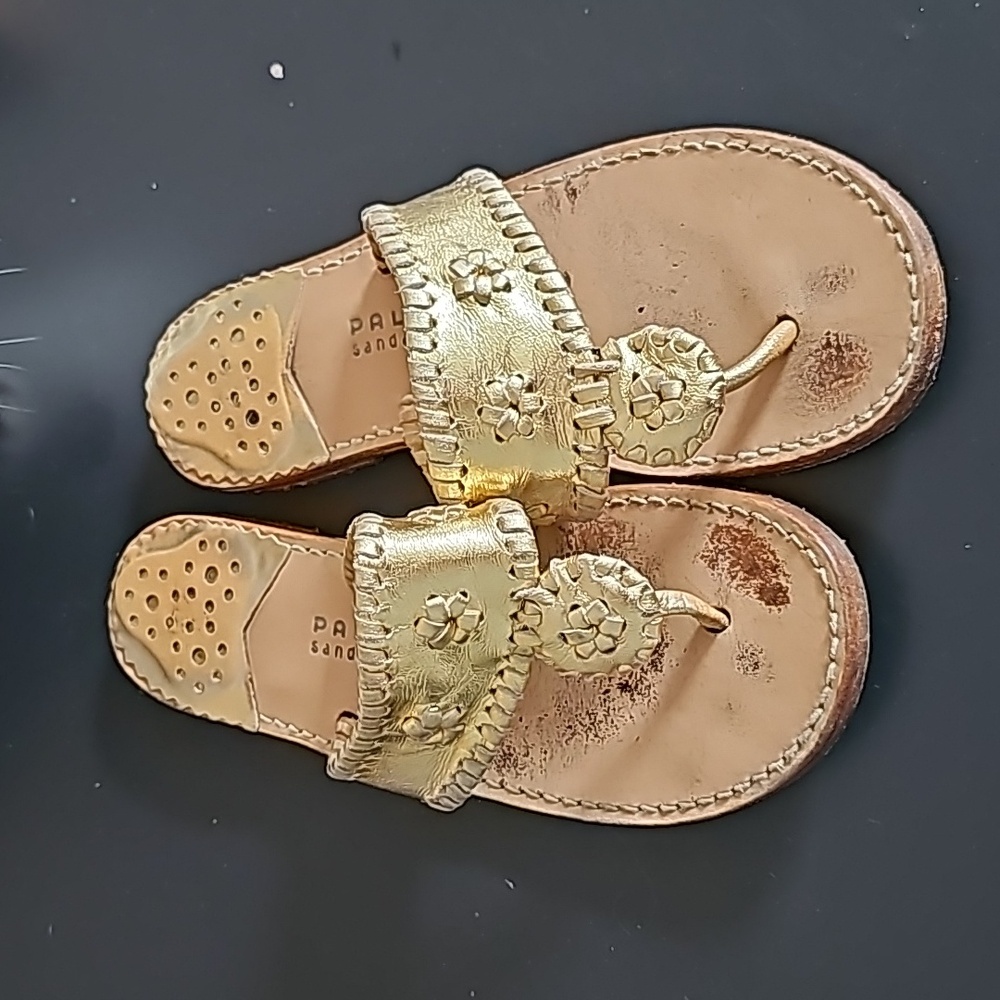 Palm Beach sandals gold